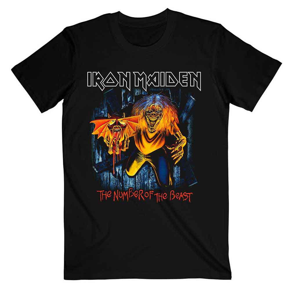 Number Of The Beast Eddie Panel Burst (T-Shirt)