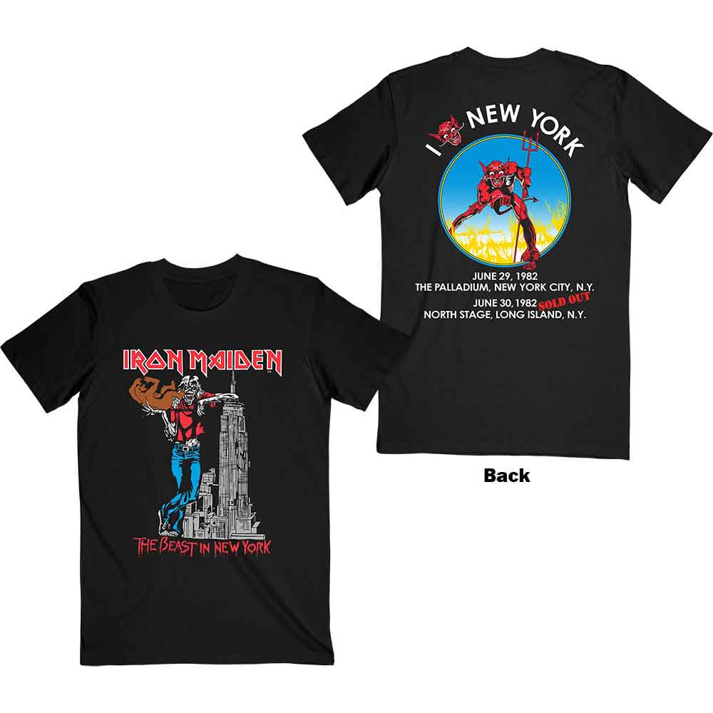Iron Maiden The Beast In New York [T-Shirt] - Golden Apple Comics