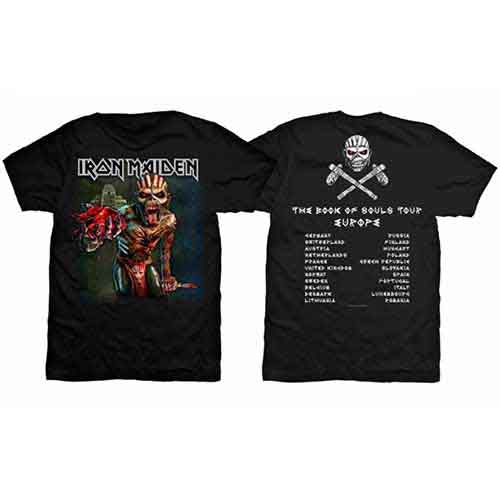 The Book of Souls European Tour V.1 (T-Shirt)