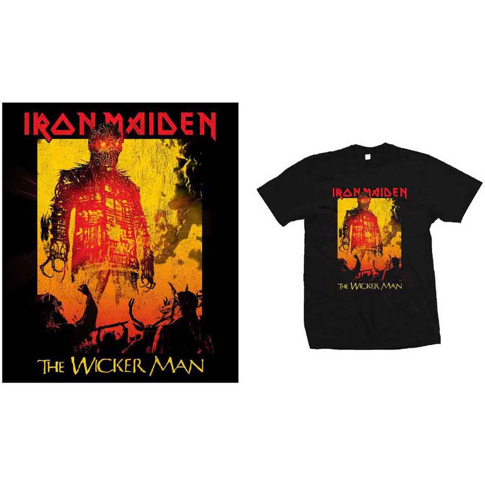 Iron Maiden The Wicker Man Fire [T-Shirt]