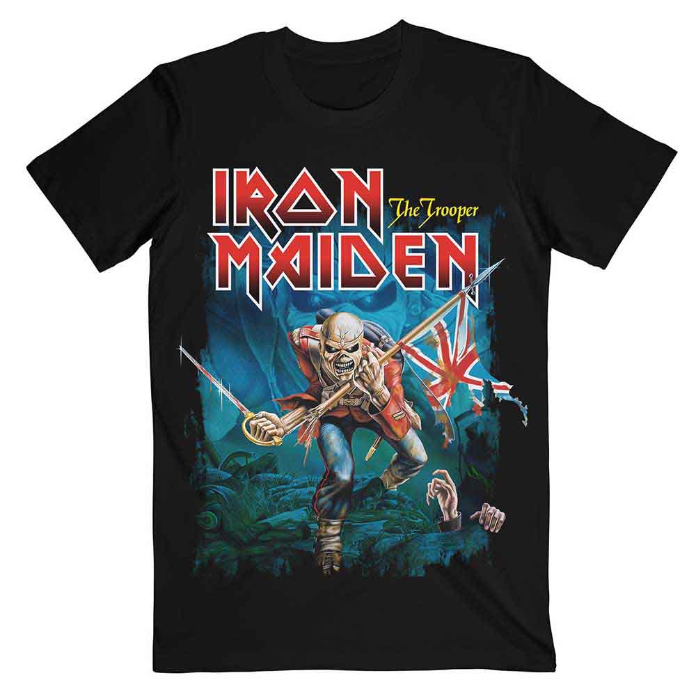 Iron Maiden Trooper Eddie Large Eyes [T-Shirt]