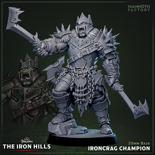 Ironcrag Champion (Male Orc Barbarian)