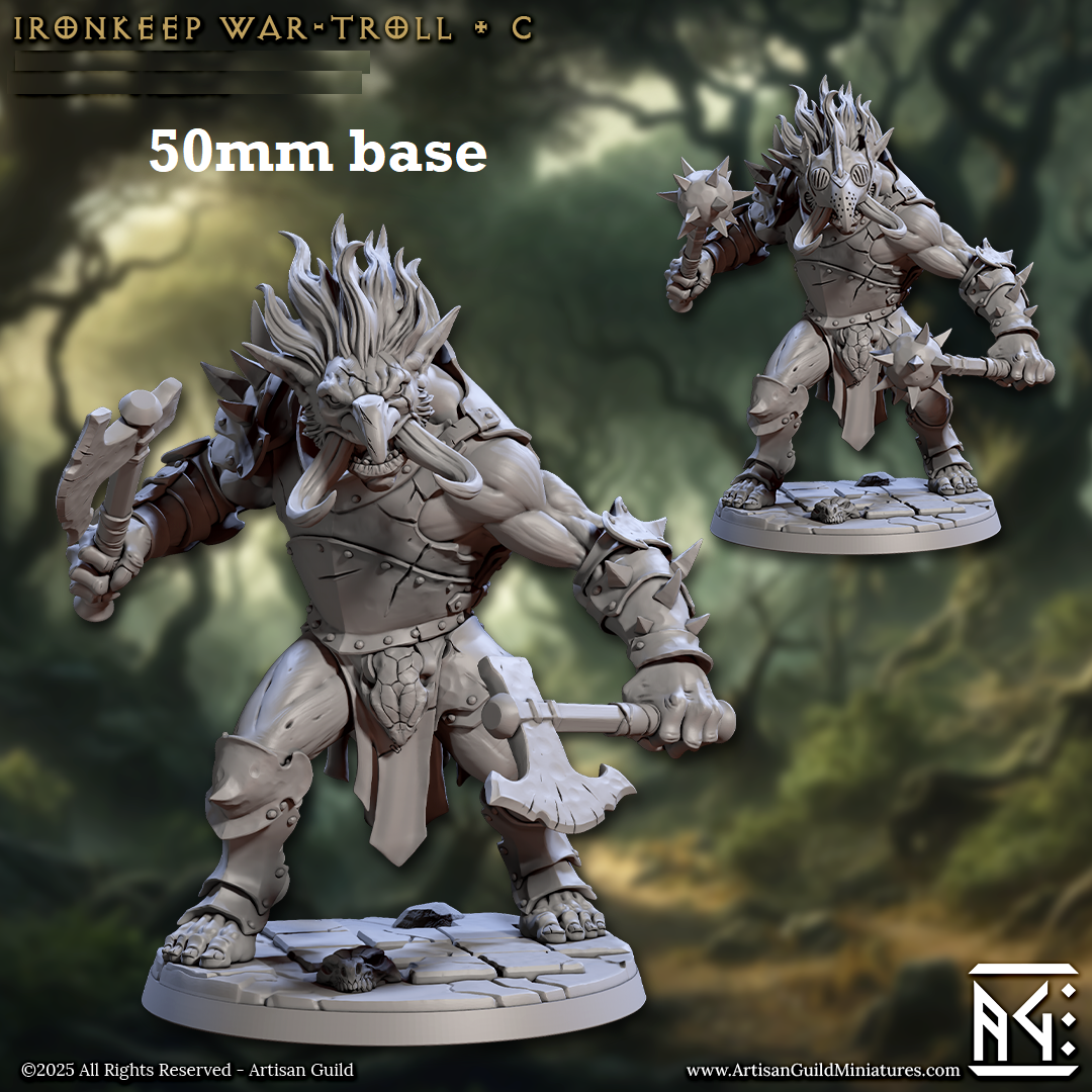 Ironkeep War-Troll: Sculpt C - Golden Apple Comics