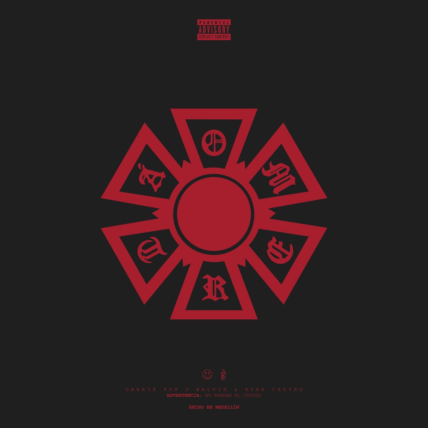 J Balvin & Ryan Castro - Omertá [Red] [Vinyl]