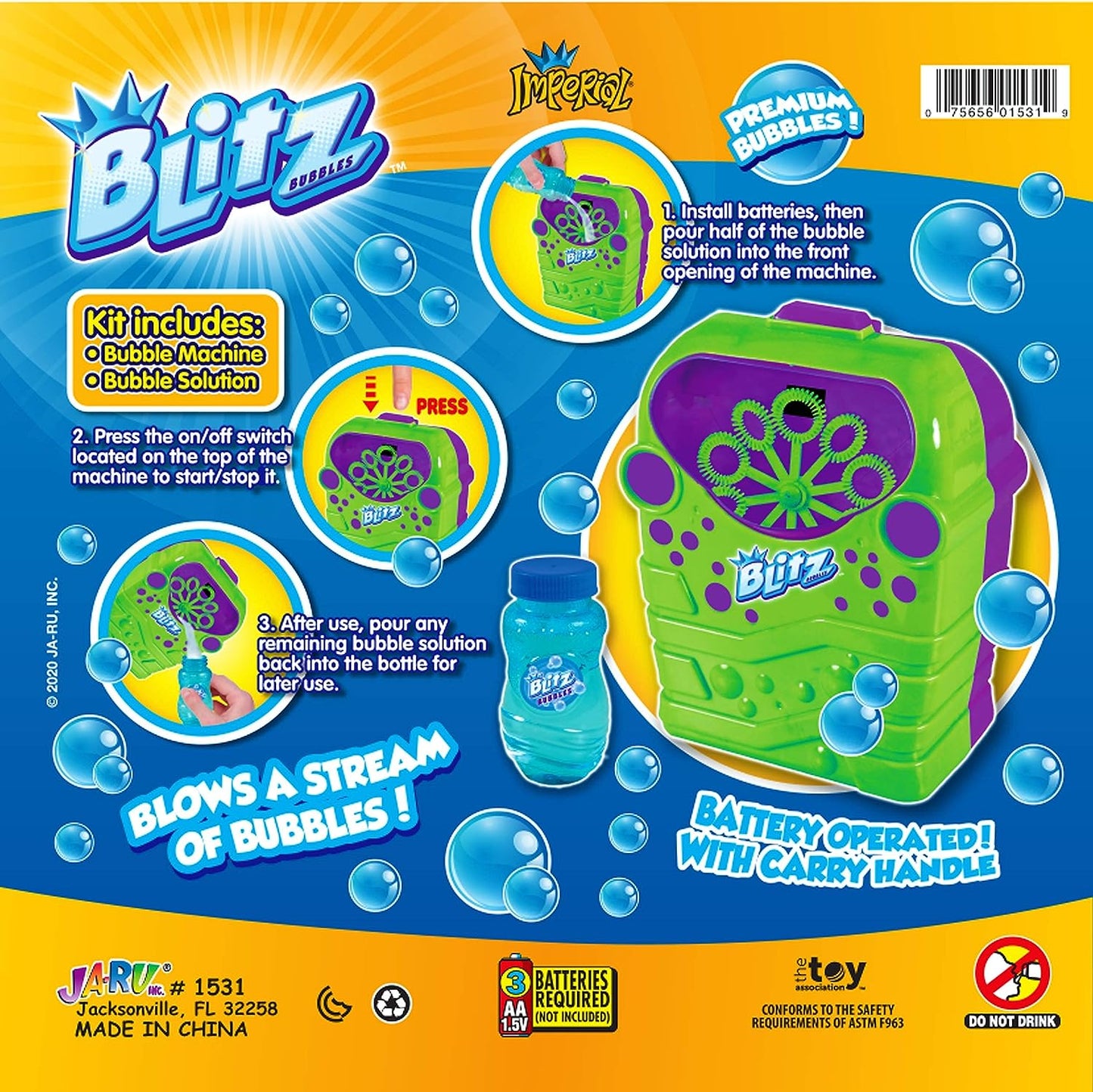 Blitz Bubble Machine