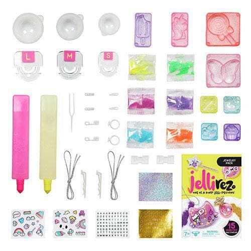 Jelli Rez - Rainbow Jewelry - Super Glitter Set