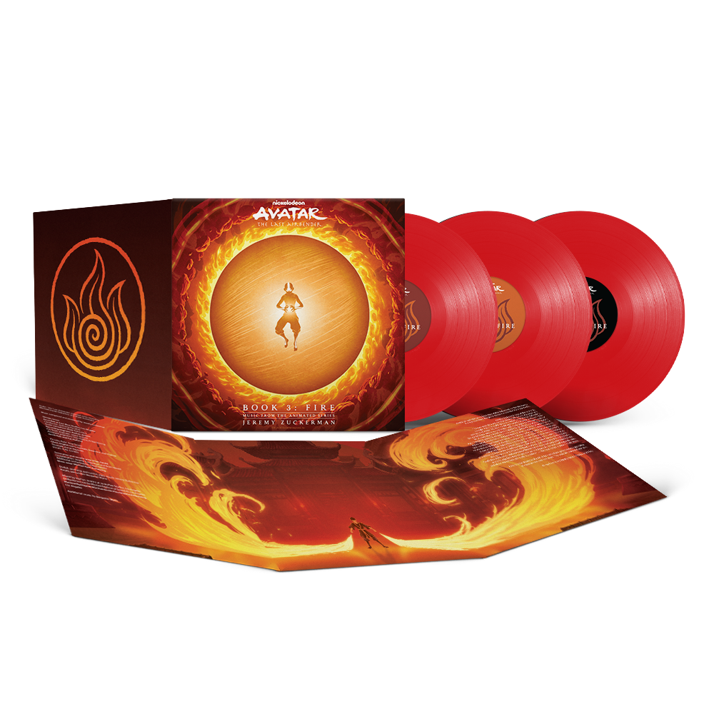 Jeremy Zuckerman - Avatar: The Last Airbender - Book 3: Fire (Music From The Animated Series) [Red Vinyl] [3LP] [Vinyl]