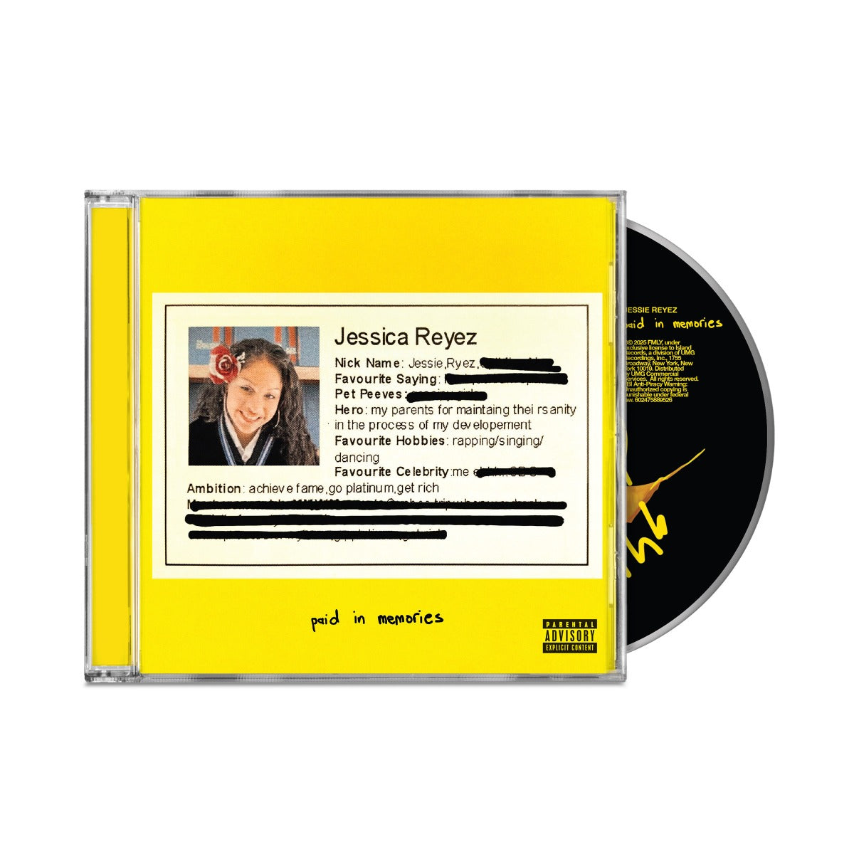 Paid In Memories (CD) (CD)