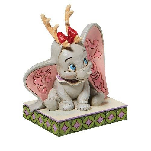 Enesco Jim Shore Disney Traditions Collection - Dumbo “Santa’s Cheerful Helper”