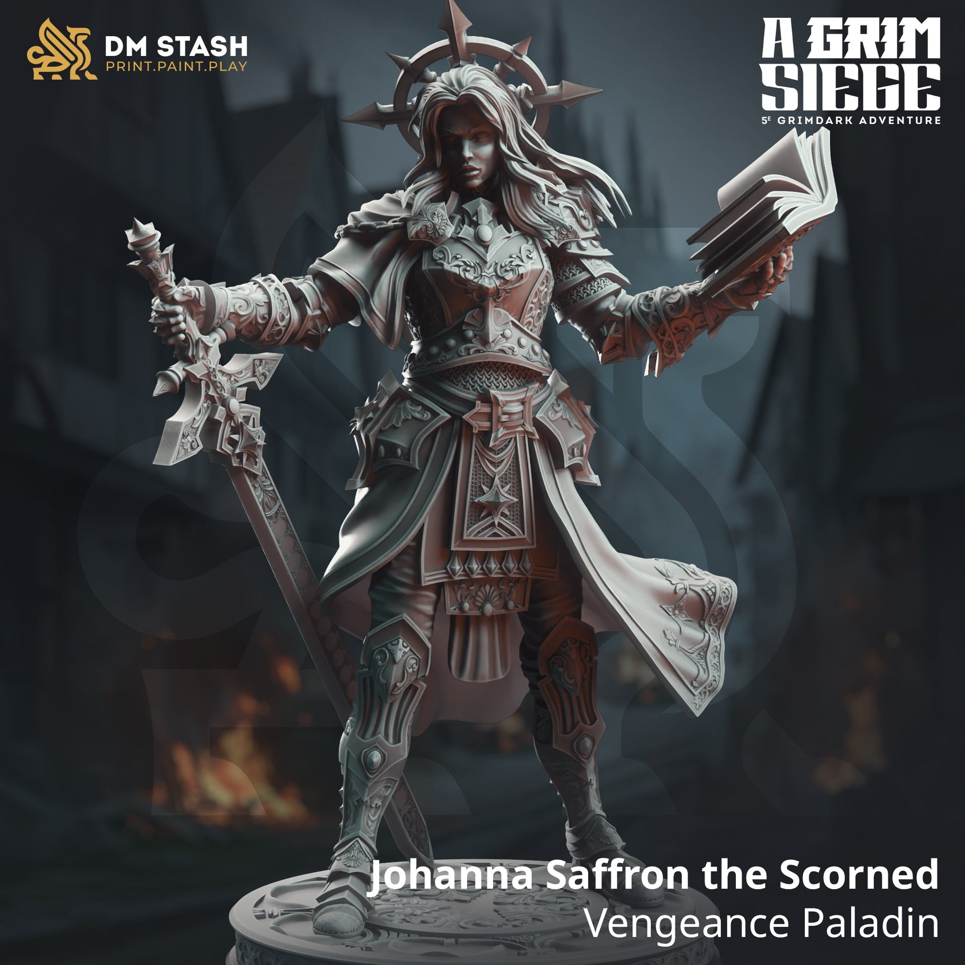 Johanna Saffron the Scorned, Vengeance Paladin (Female Human Paladin) - Golden Apple Comics