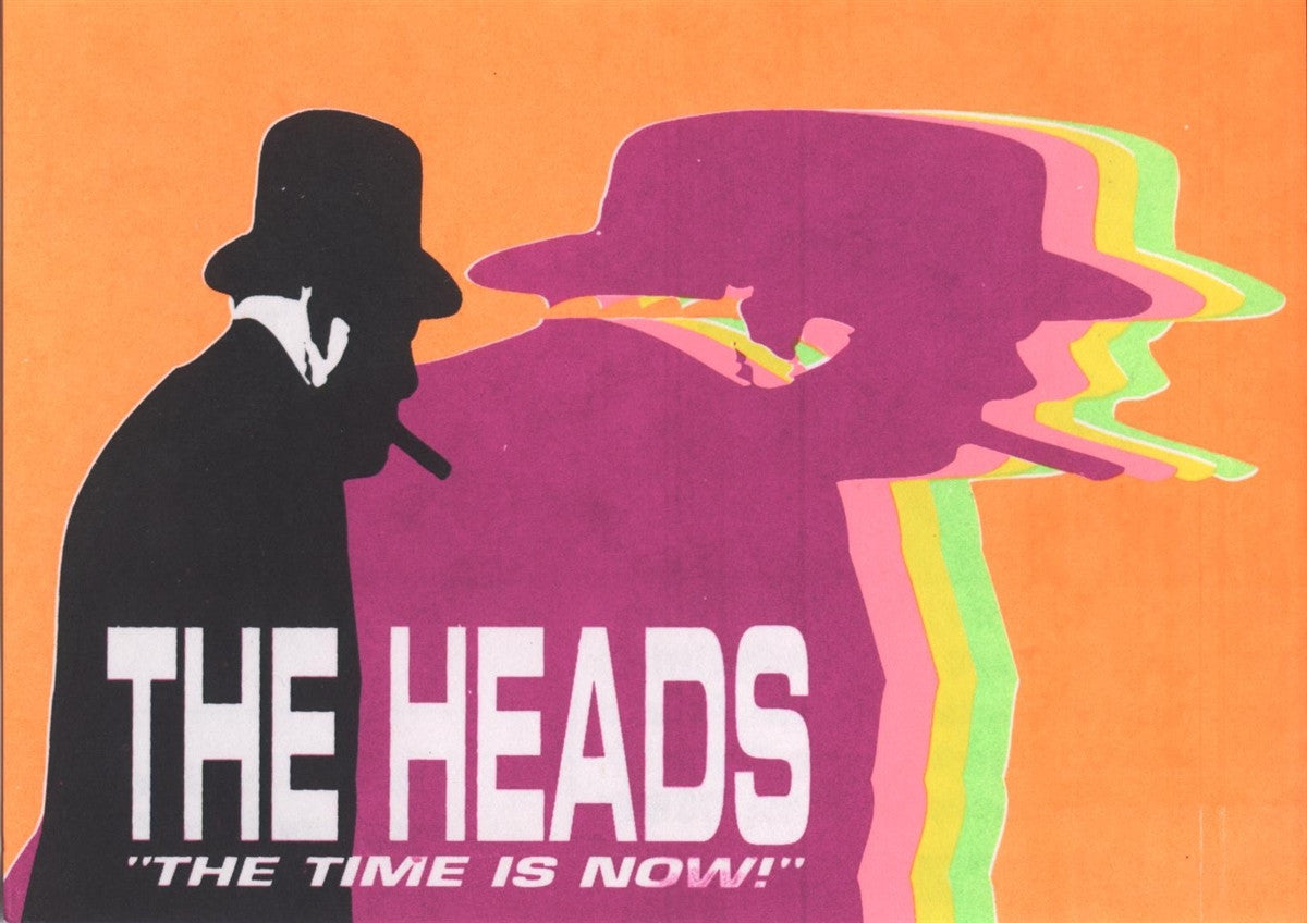 Man's Ruin Records The Heads Postcard Artwork By Frank Kozik