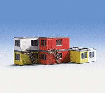 Kibri 38627 HO Scale 30 Years Kibri - Construction -- Containers/Work Offices pkg(6) - Golden Apple Comics
