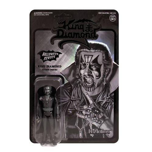 King Diamond Black 3 3/4-Inch ReAction Figure