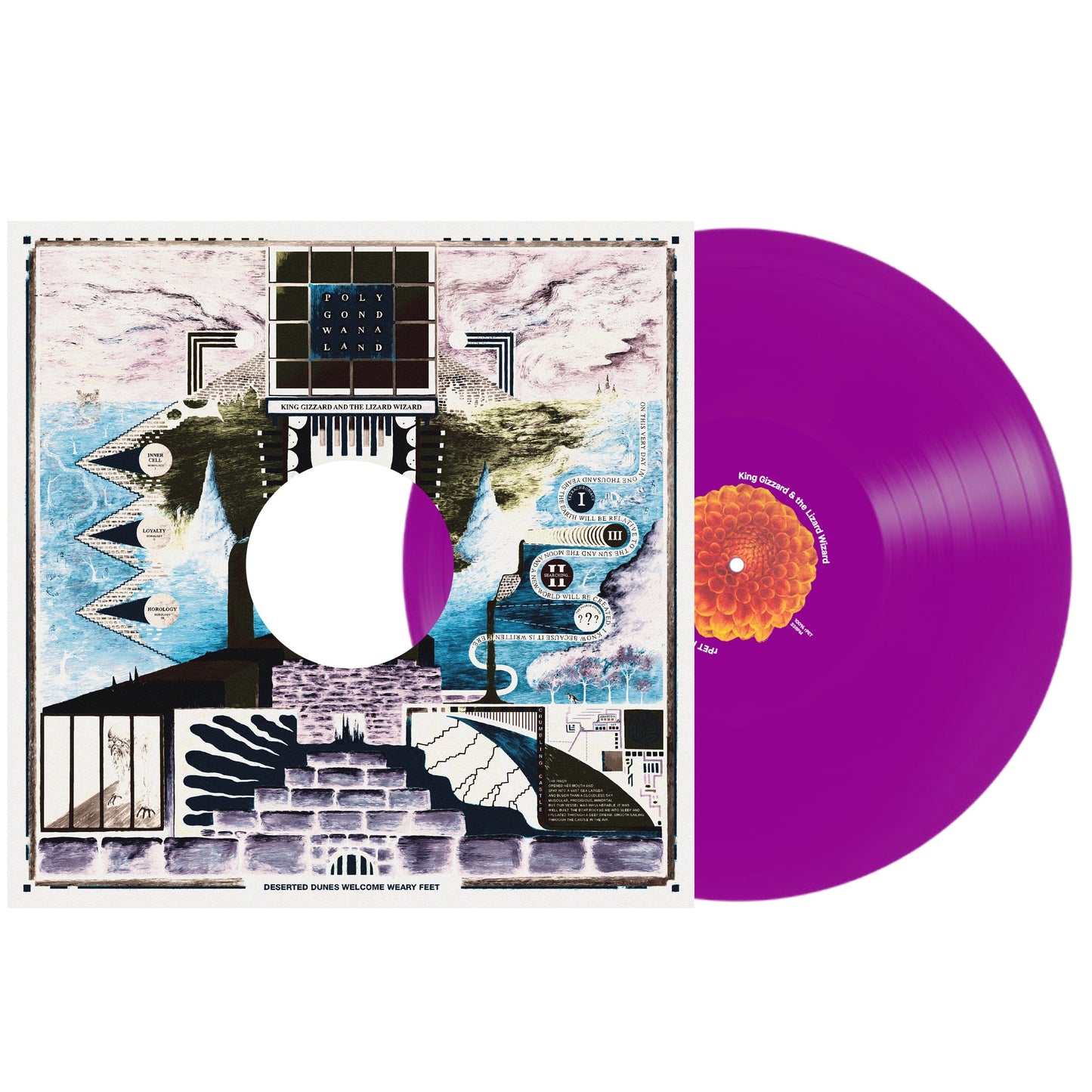 King Gizzard & The Lizard Wizard - Polygondwanaland (100% Recycled Plastic (r-PET), 180 Gram Translucent Purple) [Vinyl]