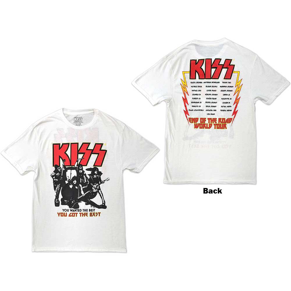 Kiss End Of The Road You Got The Best [T-Shirt] - Golden Apple Comics