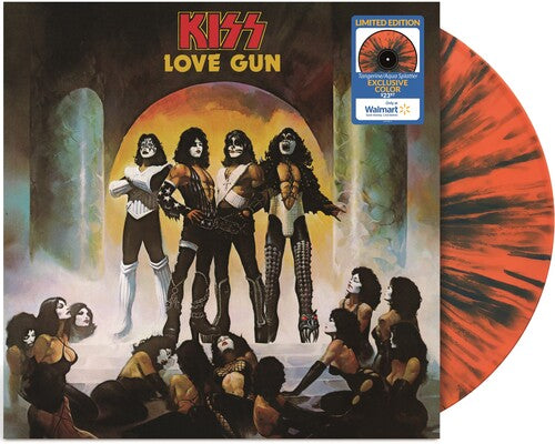 Kiss Love Gun (Limited Edition, Tangerine/ Aqua Splatter Colored Vinyl) [Vinyl]