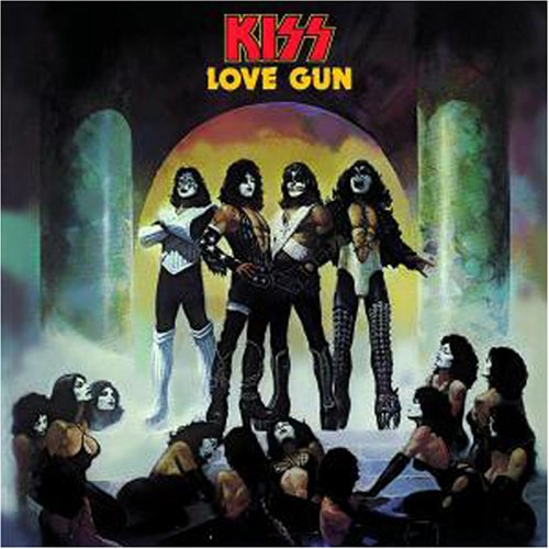 Kiss Love Gun (Limited Edition, Tangerine/ Aqua Splatter Colored Vinyl) [Vinyl]
