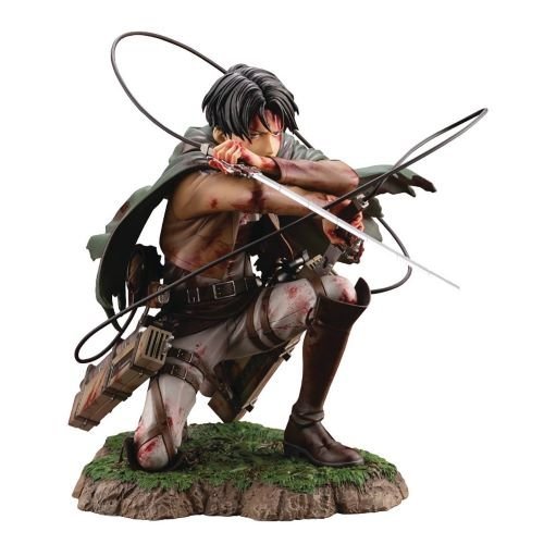 Kotobukiya Attack On Titan Levi Fortitude Version Artfx J Statue - Golden Apple Comics