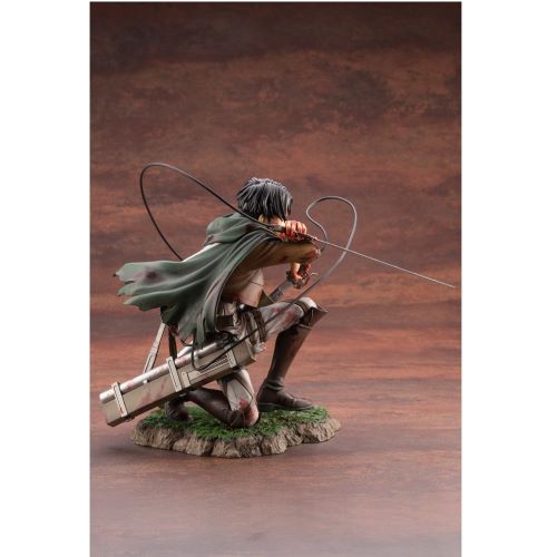 Kotobukiya Attack On Titan Levi Fortitude Version Artfx J Statue - Golden Apple Comics