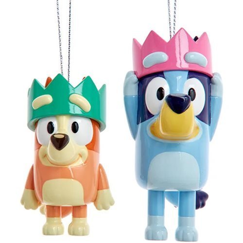 Kurt Adler - Bluey and Bingo Blow Mold Ornaments - Golden Apple Comics