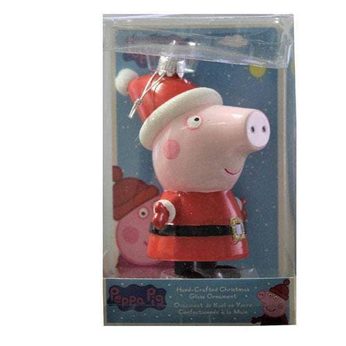 Kurt Adler - Peppa Pig 4 3/4-Inch Glass Ornament