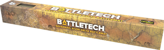 Battletech - Savannah Large Lakes/Box Canyon Battlemat