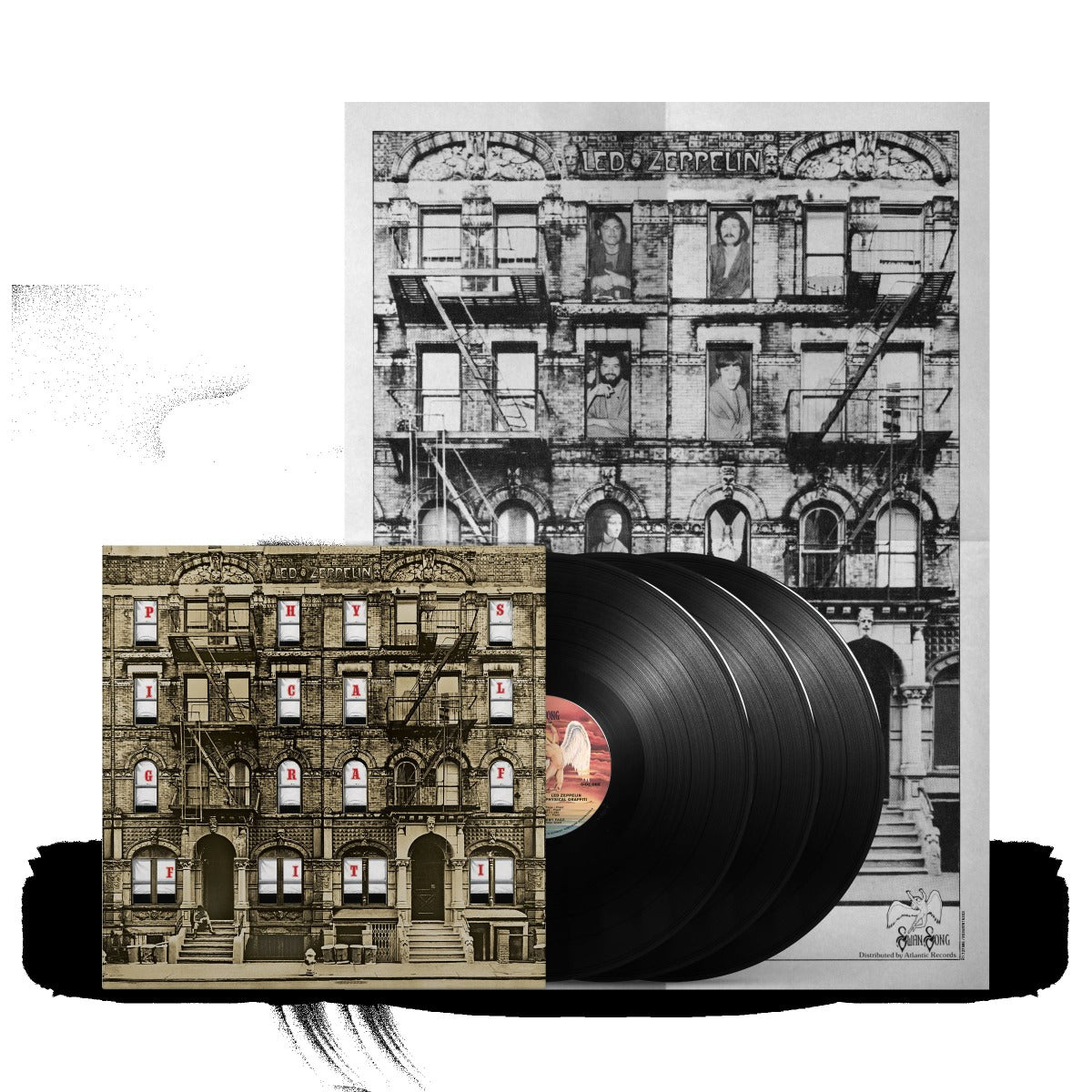 Physical Graffiti [50Th Anniversary Deluxe Edition] 3Lp Vinyl (Remastered + Poster) (Vinyl)