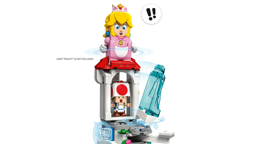 Super Mario Cat Peach Suit and Frozen Tower Expansion high quality Set 71407