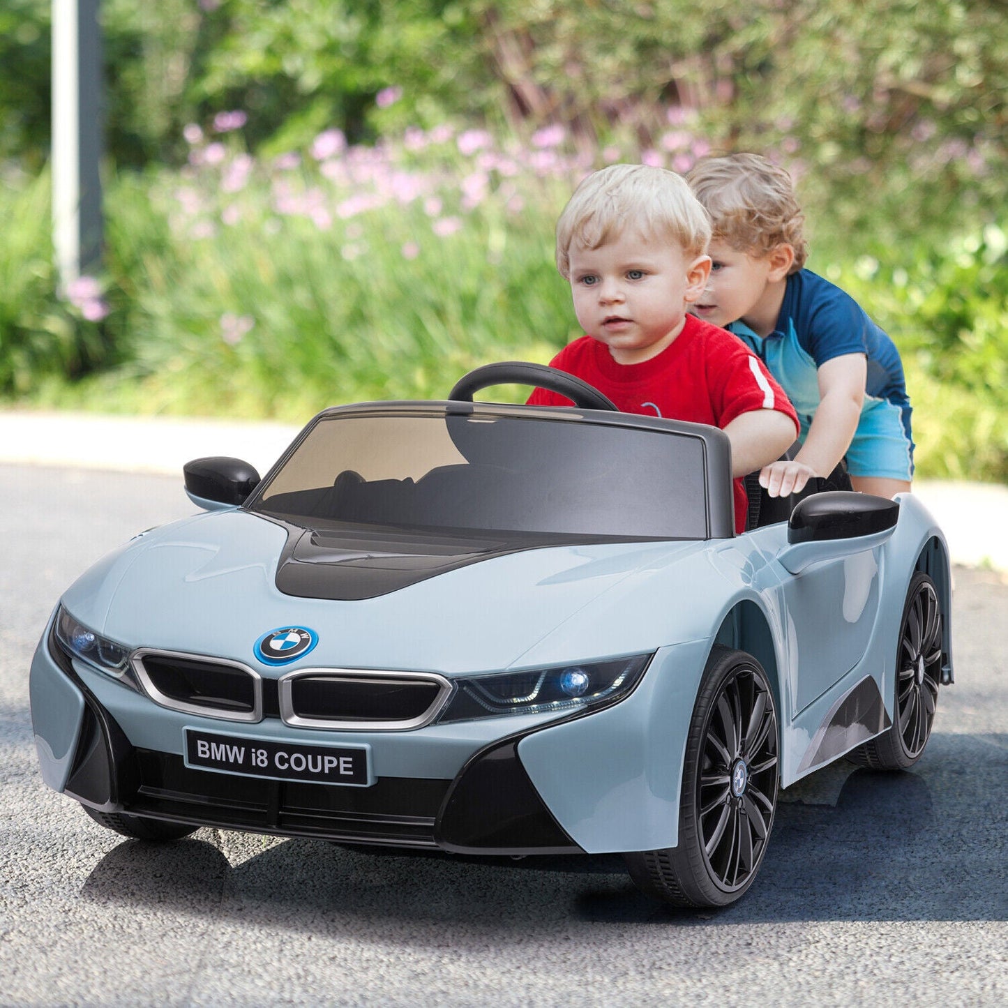 Licensed BMW i8 Electric Ride-On Car for Kids with Remote Control - 12V Powered Vehicle