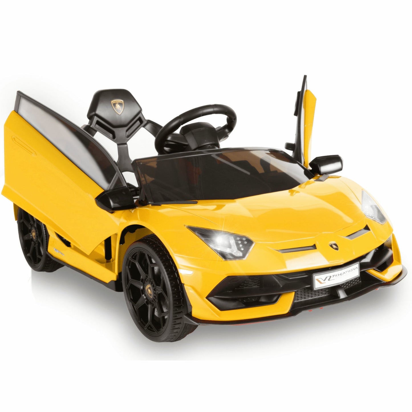 Electric Lamborghini Sian Ride-On Car for Kids with Remote Control, MP3, AUX, and USB Connectivity