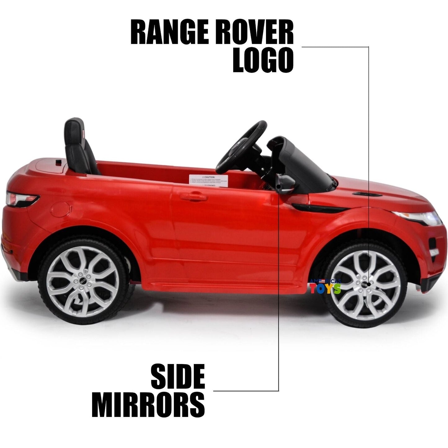 Licensed Land Rover R/C Ride On Car with MP3 Player for Kids - Available in Multiple Colors