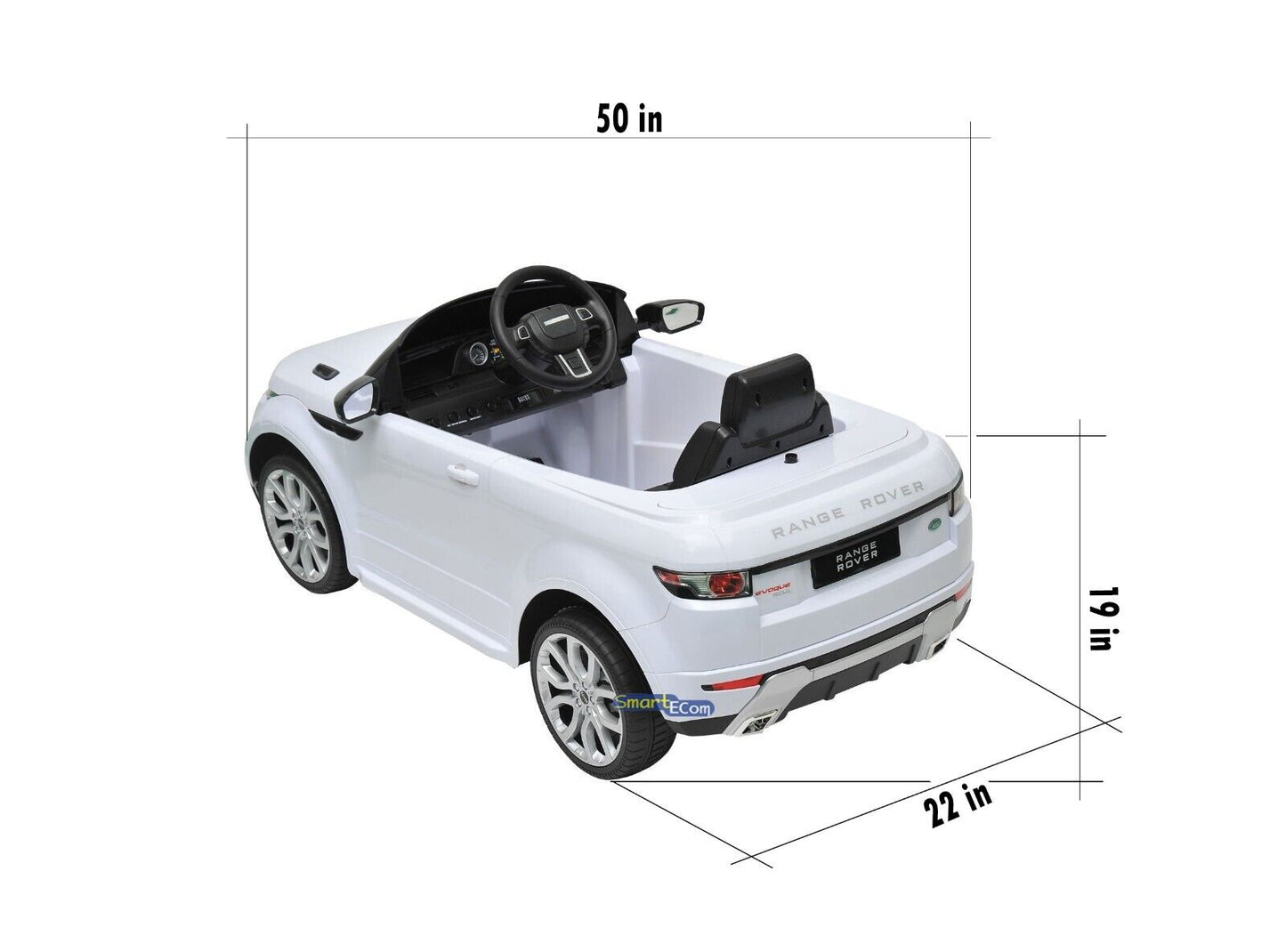 Licensed Land Rover R/C Ride On Car with MP3 Player for Kids - Available in Multiple Colors