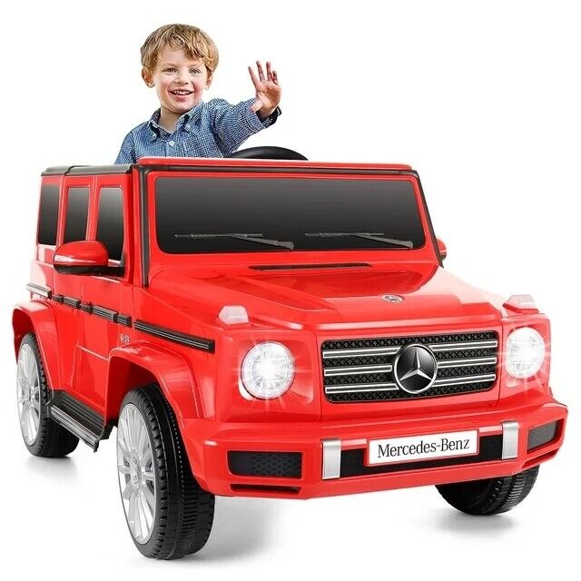 Licensed Mercedes-Benz G500 4WD Kids Ride-On Car with Remote Control - Perfect Gift for Children