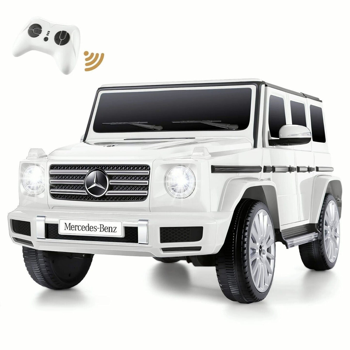 Licensed Mercedes-Benz G500 4WD Kids Ride-On Car with Remote Control - Perfect Gift for Children