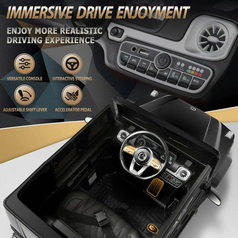 Licensed Mercedes-Benz G500 4WD Kids Ride-On SUV with Remote Control - A+ Quality