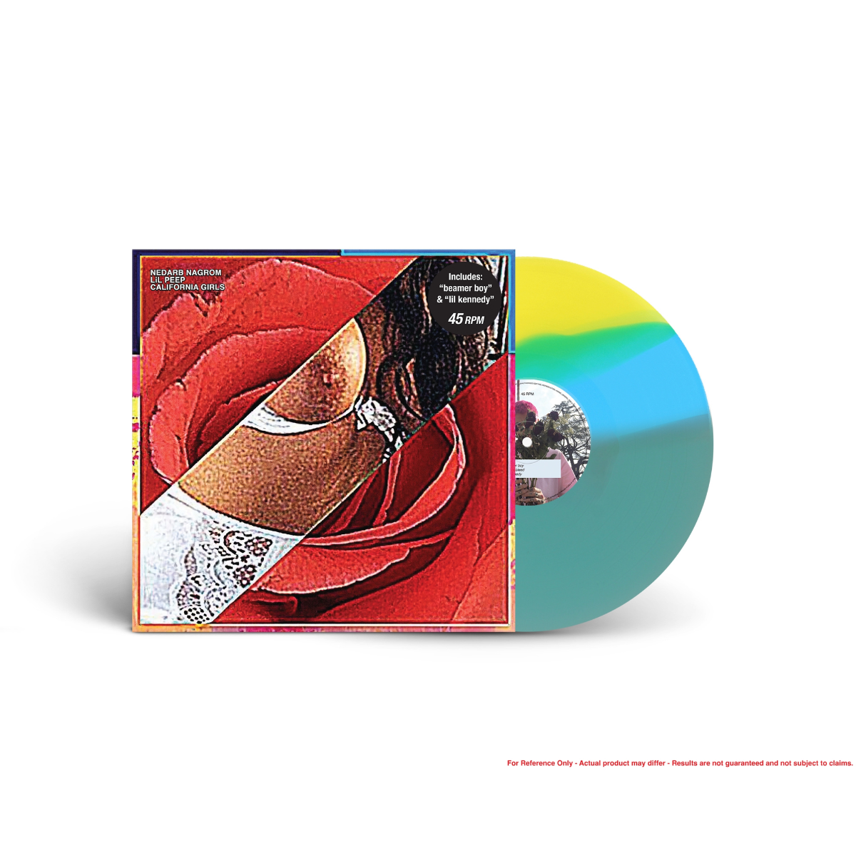 California Girls (Tri-Color - Transparent Electric Blue + Sky Blue + Opaque Yellow) (Vinyl)