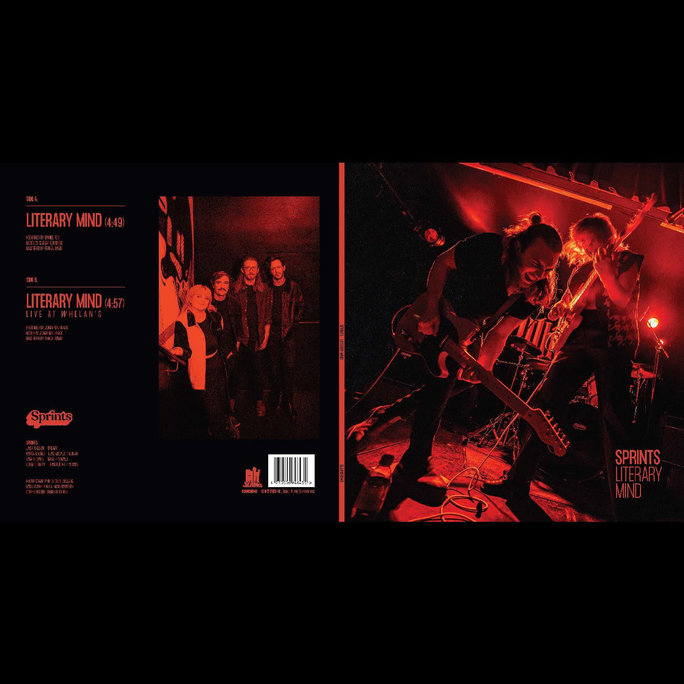 Sprints Literary Mind [IEX Ltd 7" 33RPM] [Vinyl]