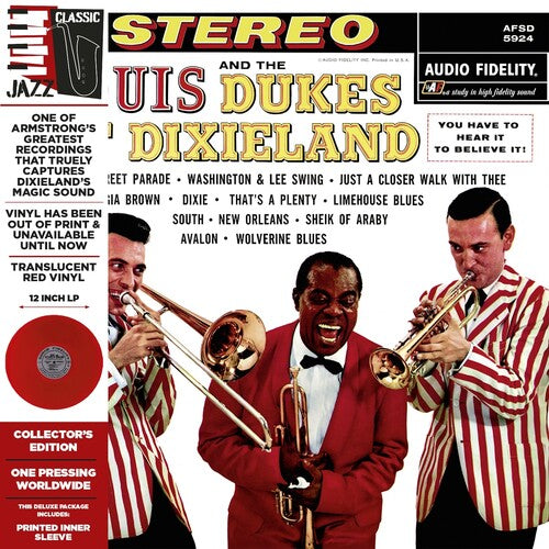 Louis Armstrong Louis Armstrong and the Dukes of Dixieland (Colored Vinyl, Deluxe Edition, Limited Edition, Red, Remastered) [Vinyl]