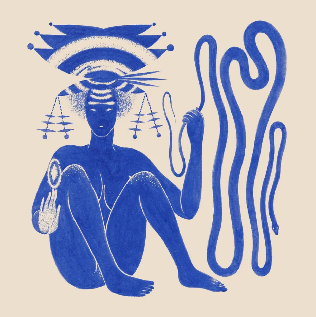 Hiatus Kaiyote Love Heart Cheat Code [IEX Blue/White Marble] [Vinyl]