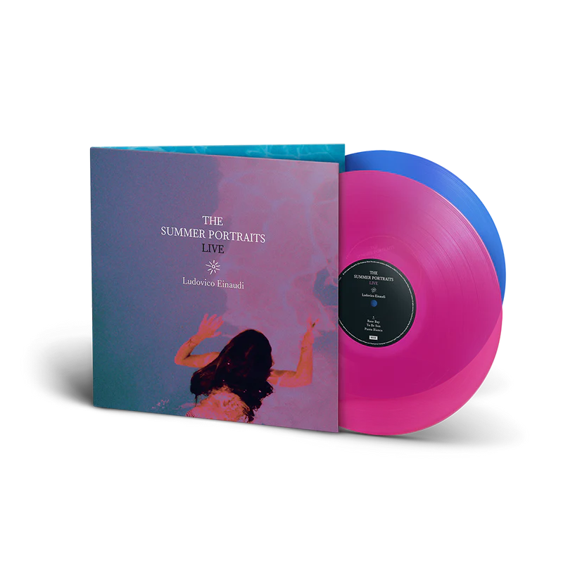 PRE-ORDER Ludovico Einaudi - The Summer Portraits: Live [Transparent Blue/Transparent Pink] [2LP] [Vinyl]