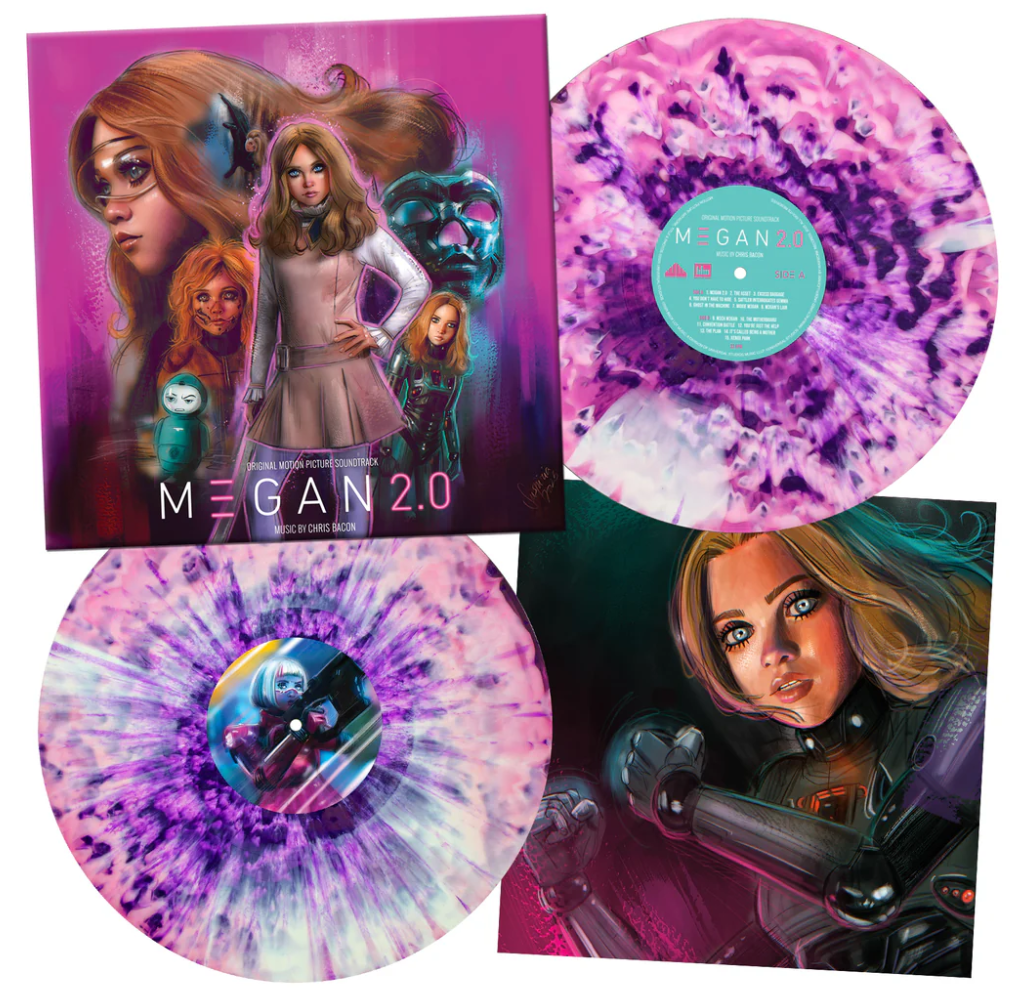 M3GAN 2.0 (Translucent Pink & White A-Side B-Side w/Purple Splatter) ()
