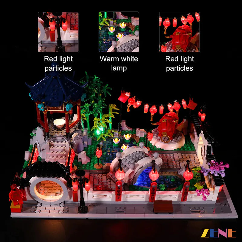 Light Kit for LEGO New Year Lantern Festival #80107