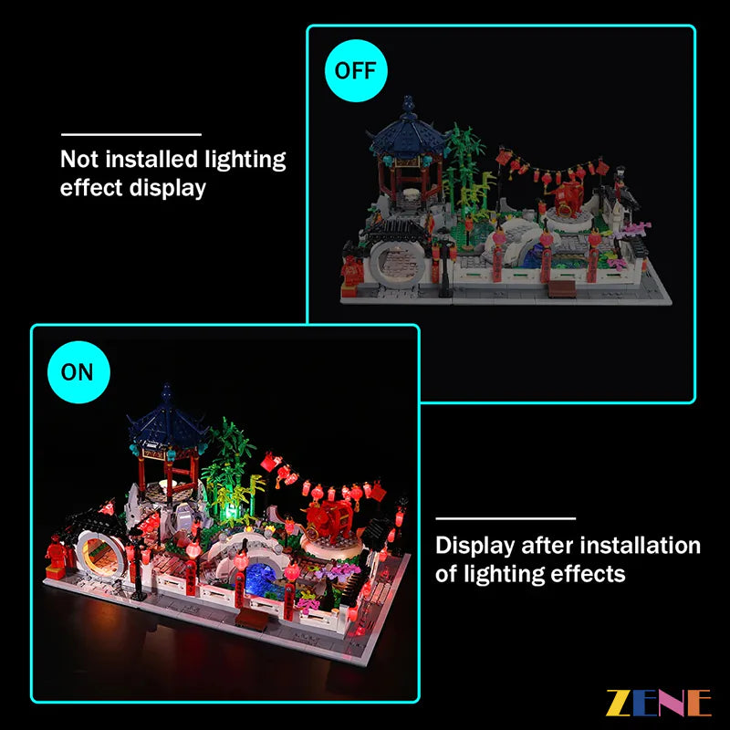 Light Kit for LEGO New Year Lantern Festival #80107