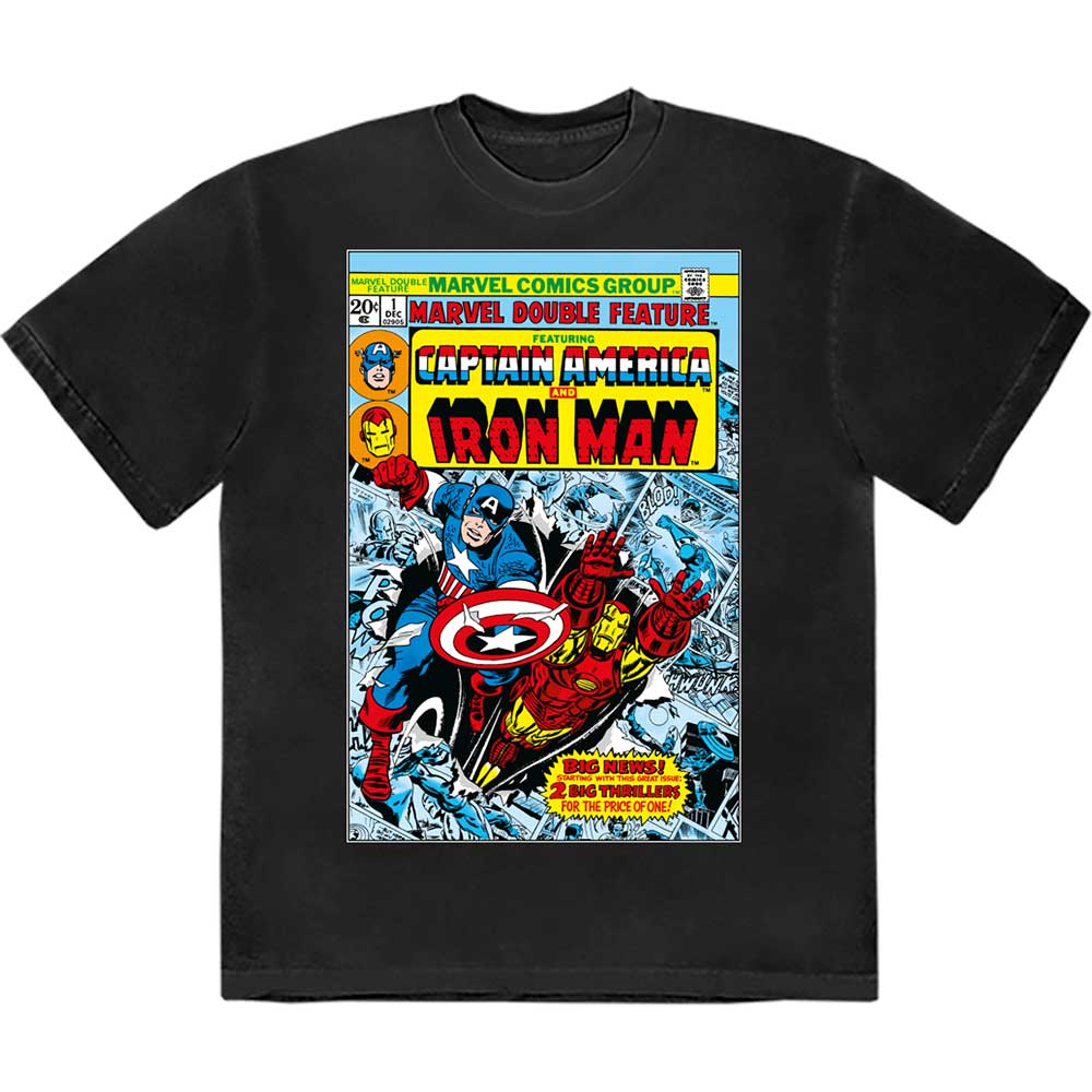 Captain America & Iron Man Comic Cover (T-Shirt)