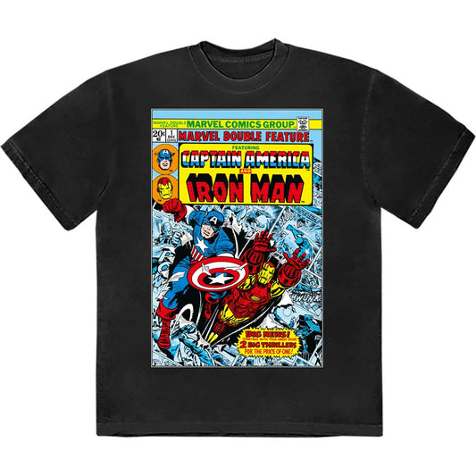 Captain America & Iron Man Comic Cover (T-Shirt)