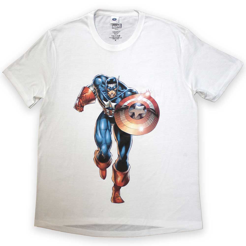 Captain America Running (T-Shirt)