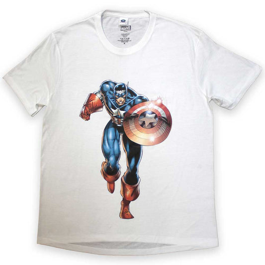 Captain America Running (T-Shirt)