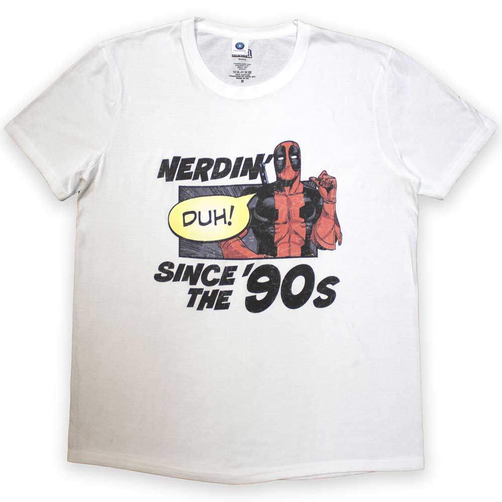 Marvel Comics Deadpool Nerdin' Since The '90s [T-Shirt] - Golden Apple Comics