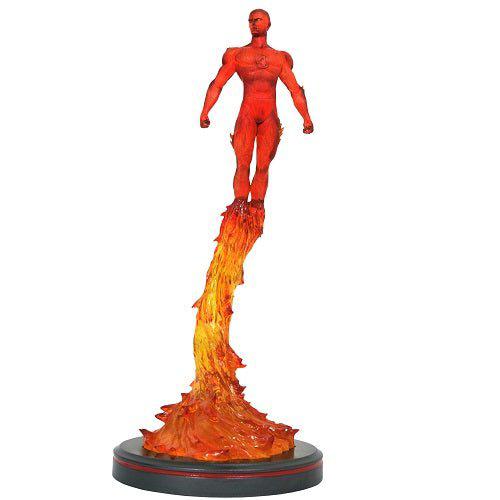 Marvel Premier Collection Comic Human Torch Statue