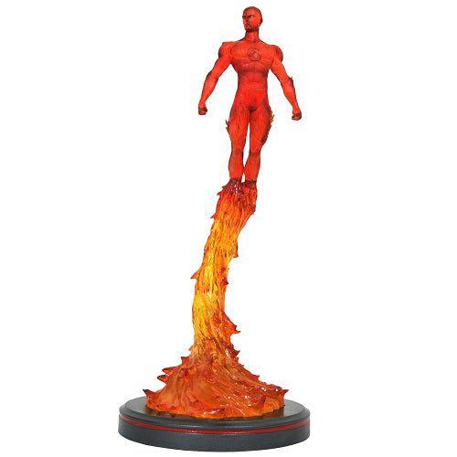 Marvel Premier Collection Comic Human Torch Statue